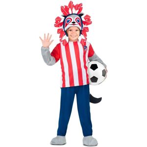 My Other Me Atlético de Madrid Blue Red 5 Pieces Costume - Costume for Children My Other Me Atlético de Madrid Blue Red 5 Pieces Costume - Costume for Children