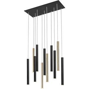 Schuller Varas Pendant Light - Gold/Black - Dimmable LED - 4950lm Schuller Varas Pendant Light - Gold/Black - Dimmable LED - 4950lm