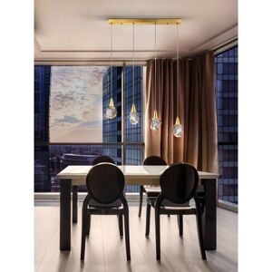 Schuller Aquaria 4 Light Bar Pendant Ceiling Light - Modern, Adjustable, 1800lm Schuller Aquaria 4 Light Bar Pendant Ceiling Light - Modern, Adjustable, 1800lm