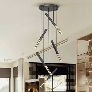 SCHULLER Edna 5l Black-Gold Pendant Lamp - Pendant Light SCHULLER Edna 5l Black-Gold Pendant Lamp - Pendant Light