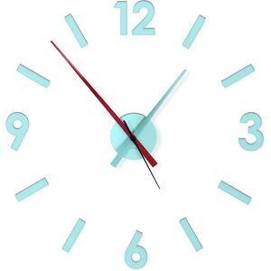 Reloj de Pared Fisura Menta Rojo Grande Adhesivo Silencioso 3D DIY Reloj de Pared Fisura Menta Rojo Grande Adhesivo Silencioso 3D DIY