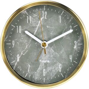 FISURA Gold Metall Wecker - Lautlos 11cm FISURA Gold Metall Wecker - Lautlos 11cm