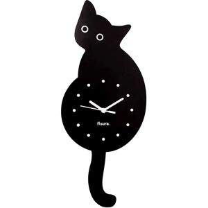 Reloj de Pared Gato - Silencioso, Madera FSC, 46x8cm Reloj de Pared Gato - Silencioso, Madera FSC, 46x8cm