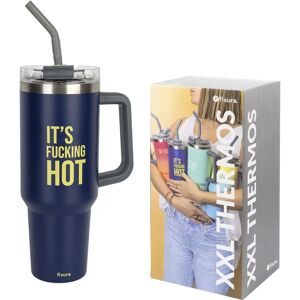 FISURA Aço Inoxidável 1,2L Garrafa Térmica Azul - Frio & Quente FISURA Aço Inoxidável 1,2L Garrafa Térmica Azul - Frio & Quente