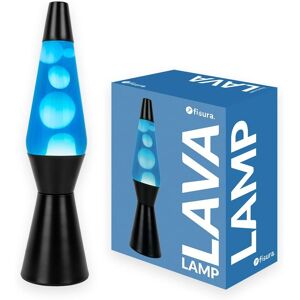 Fisura Bullet Lava Lamp - Blauw, 40cm, Retro Stijl Fisura Bullet Lava Lamp - Blauw, 40cm, Retro Stijl