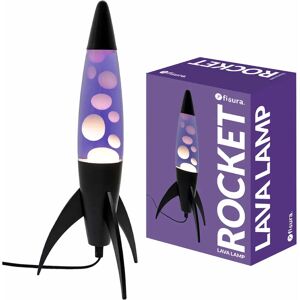 Lâmpada de Lava Fisura Rocket - Decoração Espacial Retrô Lâmpada de Lava Fisura Rocket - Decoração Espacial Retrô