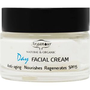 Crème de Jour Arganour - Anti-âge visage et cou SPF15 - Publicité Crème de Jour Arganour - Anti-âge visage et cou SPF15 - Publicité
