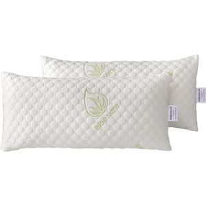 TODOCAMA Aloe Vera Kussen - Visco-elastische Ondersteuning - 2 Stuks TODOCAMA Aloe Vera Kussen - Visco-elastische Ondersteuning - 2 Stuks