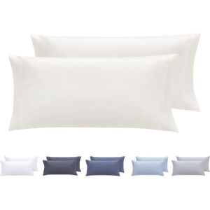 Todocama Beige Hypoallergenic Microfiber Pillowcases - 75x40 cm Todocama Beige Hypoallergenic Microfiber Pillowcases - 75x40 cm