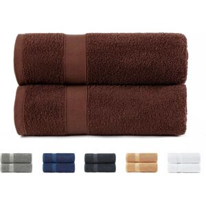 Brand Model - 2 Large Cotton Towels - Soft & Fast Drying Brand Model - 2 Large Cotton Towels - Soft & Fast Drying