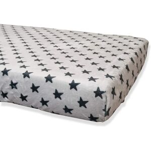 BABYLINE Polar Grijs Sterren Fitted Sheet - Beddengoed BABYLINE Polar Grijs Sterren Fitted Sheet - Beddengoed
