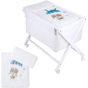 Lit bébé bleu Interbaby - Sécurité et Confort - Publicité Lit bébé bleu Interbaby - Sécurité et Confort - Publicité