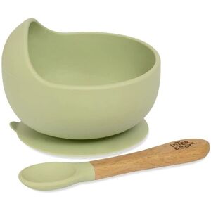 Conjunto de Alimentação para Bebês Interbaby Insi001 - Tigela e Colher de Silicone Conjunto de Alimentação para Bebês Interbaby Insi001 - Tigela e Colher de Silicone