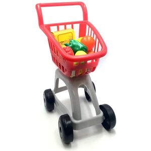 Chariot de courses jouet rouge TACHAN avec nourriture - Chariot de course en jouet - Publicité Chariot de courses jouet rouge TACHAN avec nourriture - Chariot de course en jouet - Publicité