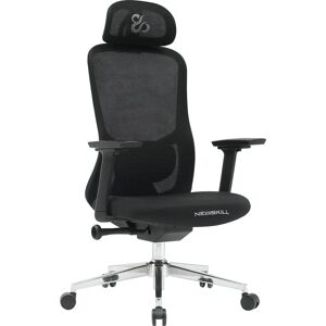 Chaise Gaming Newskill NS-CH-NUE-BB - Soutien lombaire et tête réglables - Publicité Chaise Gaming Newskill NS-CH-NUE-BB - Soutien lombaire et tête réglables - Publicité
