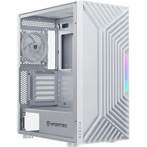 Nfortec Nervia ARGB ATX Gehäuse - Mesh-Front, 3 Lüfter Nfortec Nervia ARGB ATX Gehäuse - Mesh-Front, 3 Lüfter