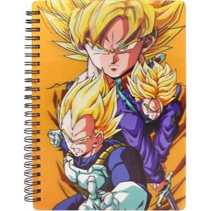 SD Toys Dragon Ball Z Saiyans 3D-effekt Spiralanteckning - Spiralanteckning - 81919 SD Toys Dragon Ball Z Saiyans 3D-effekt Spiralanteckning - Spiralanteckning - 81919