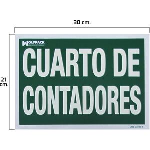 Wolfpack WOLFPACK LINEA PROFESIONAL - Placa exterior - 21x30 cm Wolfpack WOLFPACK LINEA PROFESIONAL - Placa exterior - 21x30 cm
