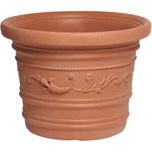 Maceta de Resina Saturnia - Diámetro 50cm, Terracota Maceta de Resina Saturnia - Diámetro 50cm, Terracota