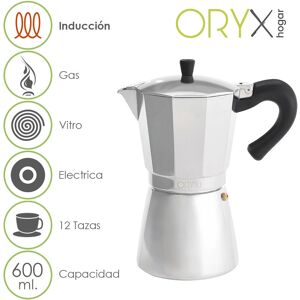 ORYX - Cafetera - Aluminio para inducción - 12 Tazas ORYX - Cafetera - Aluminio para inducción - 12 Tazas