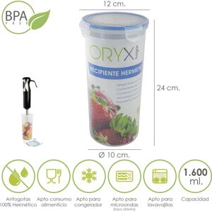 A Forged Tool 05025025 conteneur alimentaire - rond, 1600ml - Publicité A Forged Tool 05025025 conteneur alimentaire - rond, 1600ml - Publicité
