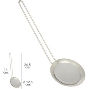 OREX Passoire en acier inoxydable - Diamètre 12,5cm - Longueur 36cm - Durable et Lavable en Machine - Publicité OREX Passoire en acier inoxydable - Diamètre 12,5cm - Longueur 36cm - Durable et Lavable en Machine - Publicité
