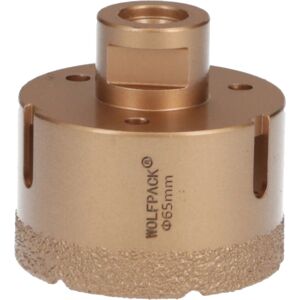 Wolfpack Modèle 09112165 Scie à Trou Diamant - 65mm, M14 - Publicité Wolfpack Modèle 09112165 Scie à Trou Diamant - 65mm, M14 - Publicité