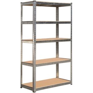 Estantería Modular Oryx - Montaje Rápido Acero y Madera - 90x40x180 cm Estantería Modular Oryx - Montaje Rápido Acero y Madera - 90x40x180 cm
