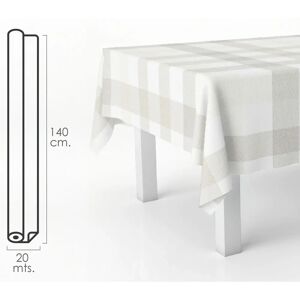 Tovaglia Oryx Quadri Beige Impermeabile - Tovaglia Tovaglia Oryx Quadri Beige Impermeabile - Tovaglia