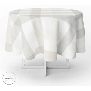ORYX Round Tablecloth - Beige, Waterproof, 140cm - Tablecloth ORYX Round Tablecloth - Beige, Waterproof, 140cm - Tablecloth