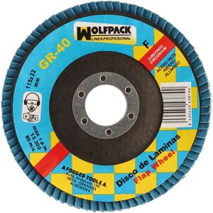 Disque de Papier de Verre Wolfpack Zirconium - 115x22 mm, Grain 40 Disque de Papier de Verre Wolfpack Zirconium - 115x22 mm, Grain 40