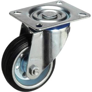 Roues en caoutchouc noir 80 mm WOLFPACK - Roue Industrielle Roues en caoutchouc noir 80 mm WOLFPACK - Roue Industrielle