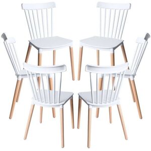 Conjunto de 6 Cadeiras Leka - Estilo Nórdico Conjunto de 6 Cadeiras Leka - Estilo Nórdico