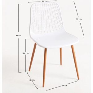 Cadeira Riva Branca de Regalos Miguel - Móveis para Sala de Jantar Cadeira Riva Branca de Regalos Miguel - Móveis para Sala de Jantar