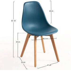 RegalosMiguel Silla Kelen - Azul - Estilo Nórdico RegalosMiguel Silla Kelen - Azul - Estilo Nórdico