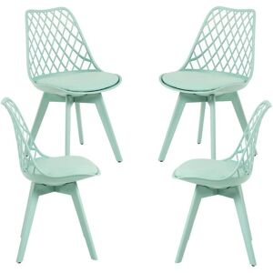 Miguel - Mima Suprym - Celadon - Pack de 4 - Cadeiras de jantar Miguel - Mima Suprym - Celadon - Pack de 4 - Cadeiras de jantar