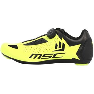 Chaussures MSC Aero Jaune pour Route - Cyclisme - Publicité Chaussures MSC Aero Jaune pour Route - Cyclisme - Publicité