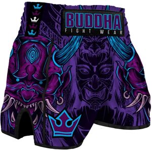 Shorts retrô unissex Buddha Fight Wear - Boxe tailandês - Muay Thai - Kick Boxing Shorts retrô unissex Buddha Fight Wear - Boxe tailandês - Muay Thai - Kick Boxing