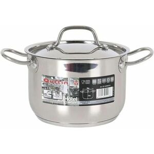 Quttin Olla de Acero Inoxidable con Tapa - 38 cm, Gris - Cacerolas Quttin Olla de Acero Inoxidable con Tapa - 38 cm, Gris - Cacerolas