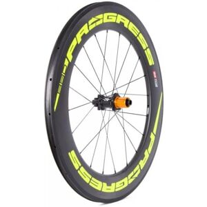 Roue arrière de route jaune Shimano 28" - Roue de vélo - Publicité Roue arrière de route jaune Shimano 28" - Roue de vélo - Publicité