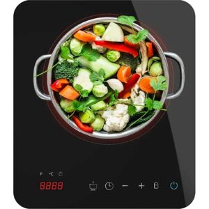 Cecotec Placa de Inducción Portátil 1 Fuego Full Magma 2000W Cecotec Placa de Inducción Portátil 1 Fuego Full Magma 2000W