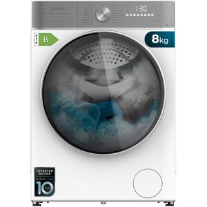 Lave-linge et Sèche-linge Cecotec - 8-5kg, 16 Programmes, Inverter, SteamMax, SmartControl - Publicité Lave-linge et Sèche-linge Cecotec - 8-5kg, 16 Programmes, Inverter, SteamMax, SmartControl - Publicité