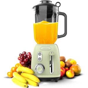 Batidora Cecotec Power Black Titanium RetroGreen - 1200W, 1,5L, Verde Batidora Cecotec Power Black Titanium RetroGreen - 1200W, 1,5L, Verde