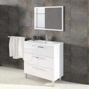 Vs Venta-stock Mueble de baño Alise 3 cajones - Blanco brillo Vs Venta-stock Mueble de baño Alise 3 cajones - Blanco brillo