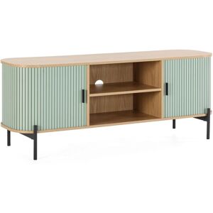 Varios Mónaco Azul Mueble TV - Diseño Curvo Moderno Varios Mónaco Azul Mueble TV - Diseño Curvo Moderno