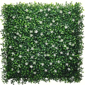 Bonerva - Jardín Vertical Jazmín Artificial 50x50cm - Interior/Exterior Bonerva - Jardín Vertical Jazmín Artificial 50x50cm - Interior/Exterior