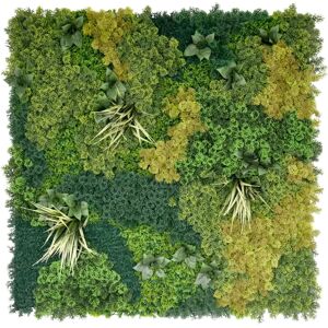 Jardín Vertical Yellowstone Bonerva - 100x100 cm de Plantas Artificiales Jardín Vertical Yellowstone Bonerva - 100x100 cm de Plantas Artificiales