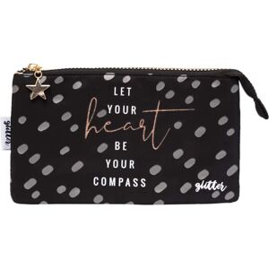 Grupo Erik - Glitter: Let Your Heart Pencil Case Astuccio Grupo Erik - Glitter: Let Your Heart Pencil Case Astuccio