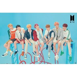 Grupo Erik BTS Blau Poster - 91,5x61cm Decoratief K-pop Wanddecoratie Grupo Erik BTS Blau Poster - 91,5x61cm Decoratief K-pop Wanddecoratie