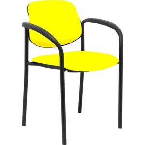 Piqueras y Crespo Villalgordo Gelbe Leder 4-Fuß-Besucherstuhl - Besucherstuhl Piqueras y Crespo Villalgordo Gelbe Leder 4-Fuß-Besucherstuhl - Besucherstuhl